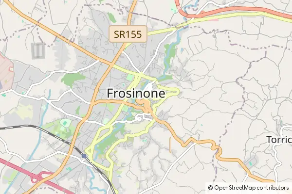 Mapa Frosinone