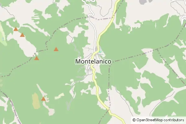 Mapa Montelanico