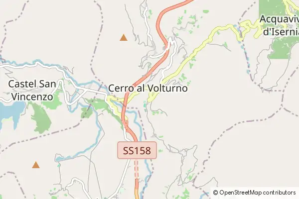 Mapa Cerro al Volturno