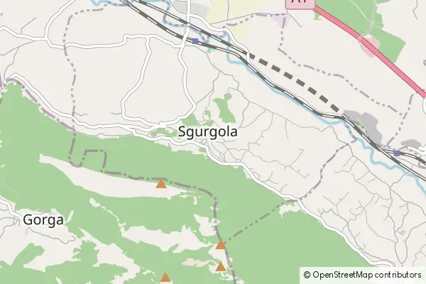 Mapa Sgurgola