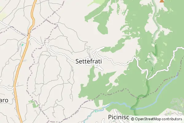 Mapa Settefrati