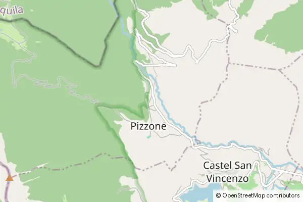 Mapa Pizzone