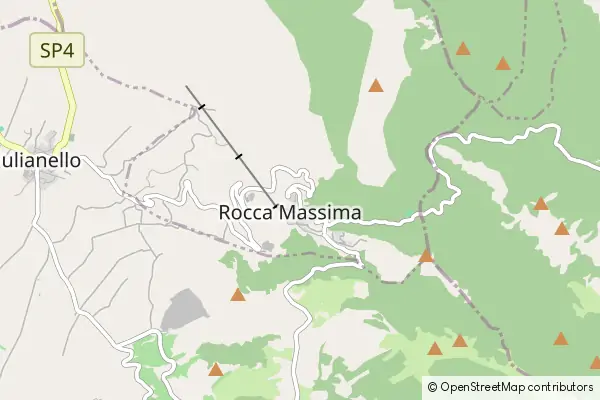 Mapa Rocca Massima