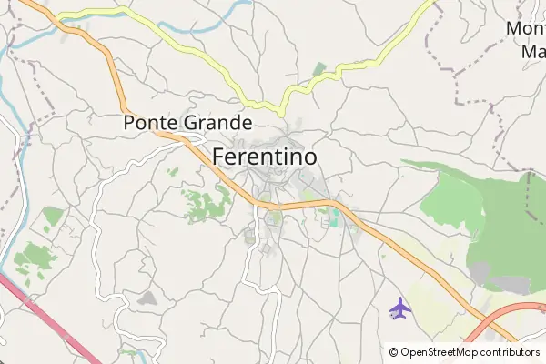 Mapa Ferentino