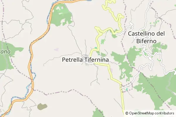 Mapa Petrella Tifernina