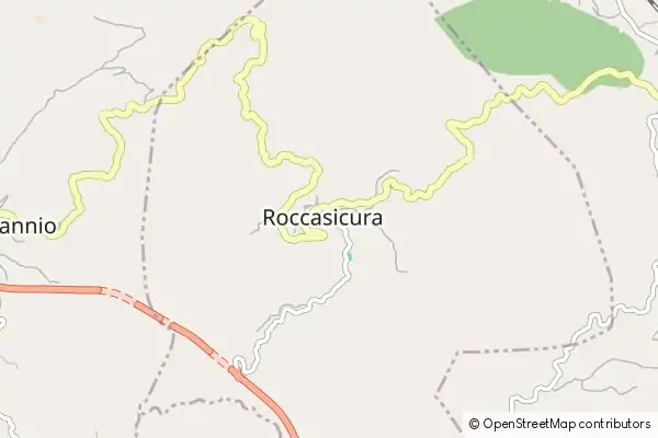 Mapa Roccasicura