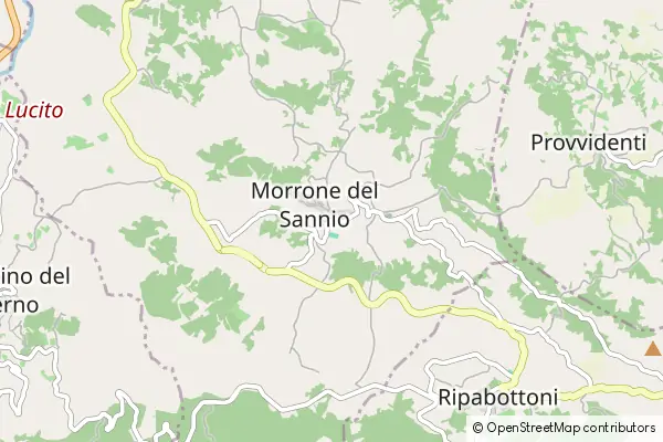 Mapa Morrone del Sannio