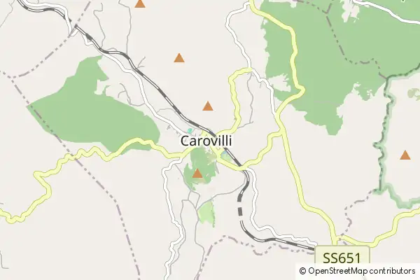 Mapa Carovilli