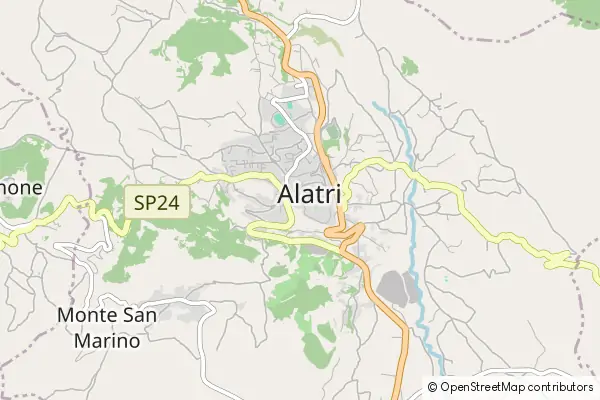 Mapa Alatri