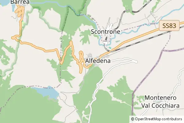 Mapa Alfedena