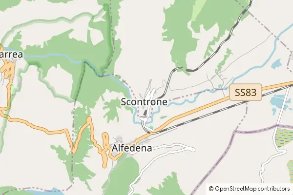 Mapa Scontrone