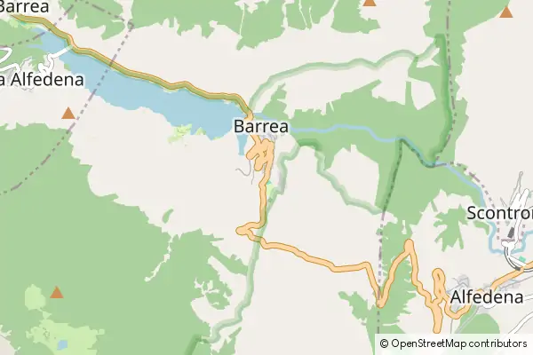 Mapa Barrea