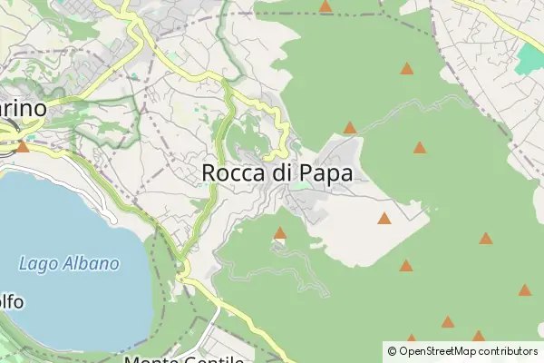 Mapa Rocca di Papa