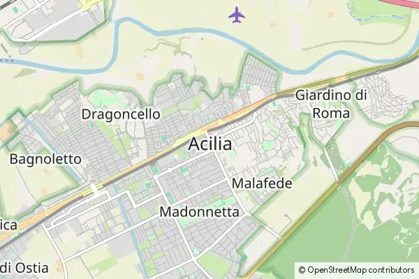 Mapa Acilia