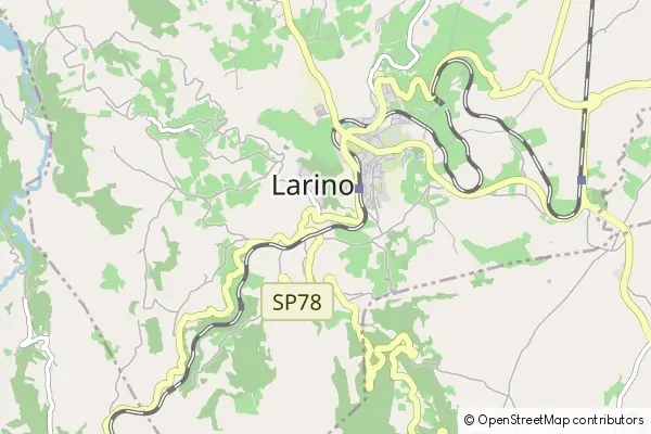 Mapa Larino