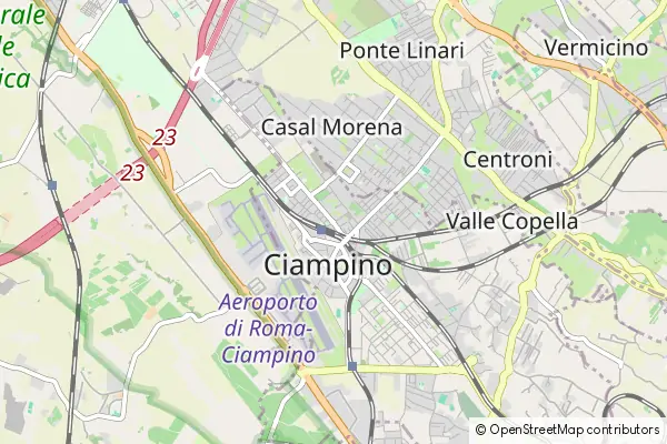 Mapa Ciampino