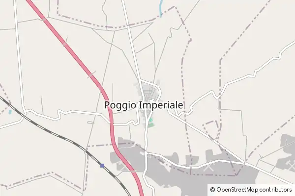 Mapa Poggio Imperiale