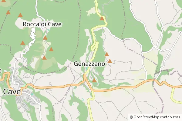 Mapa Genazzano