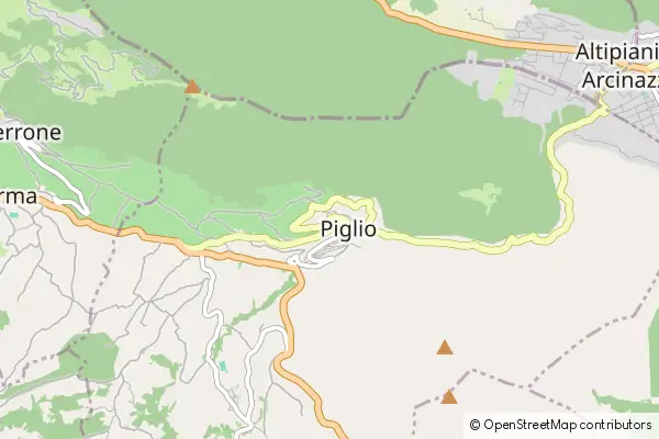 Mapa Piglio