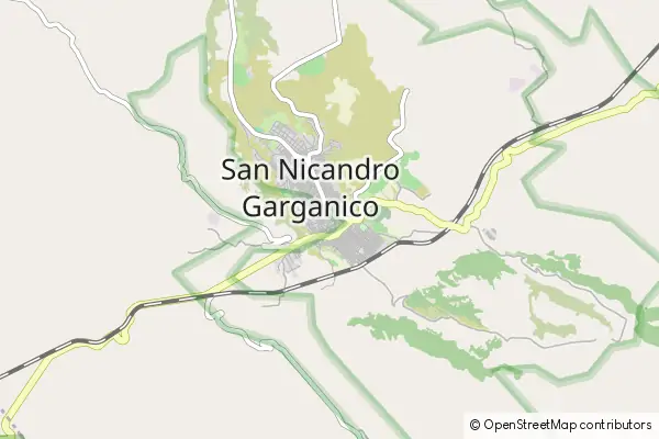 Mapa San Nicandro Garganico