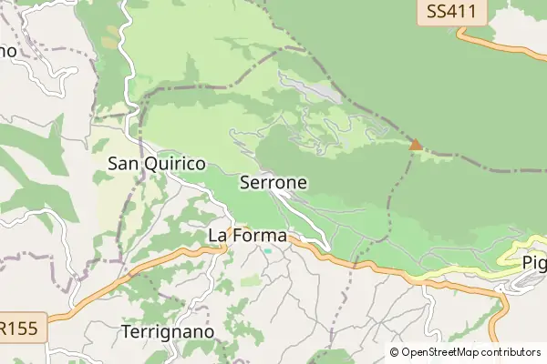 Mapa Serrone