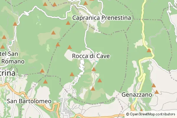 Mapa Rocca di Cave