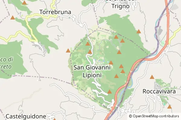 Mapa San Giovanni Lipioni