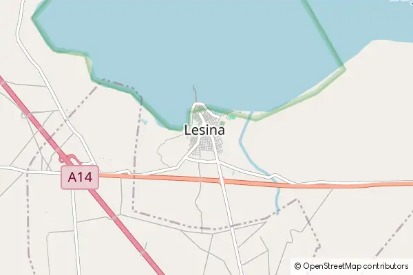 Mapa Lesina