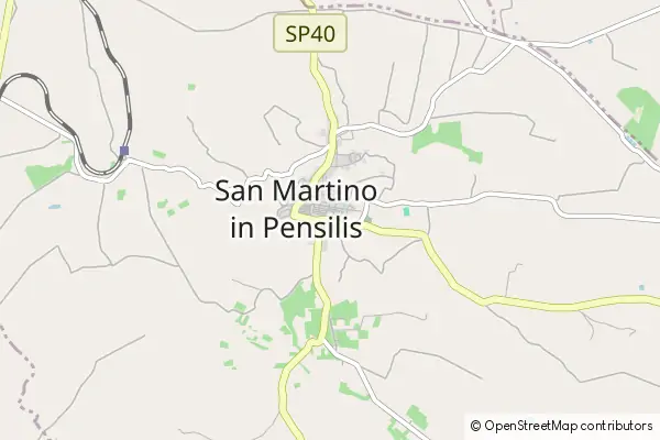 Mapa San Martino in Pensilis