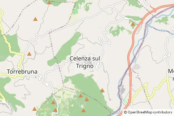 Mapa Celenza sul Trigno