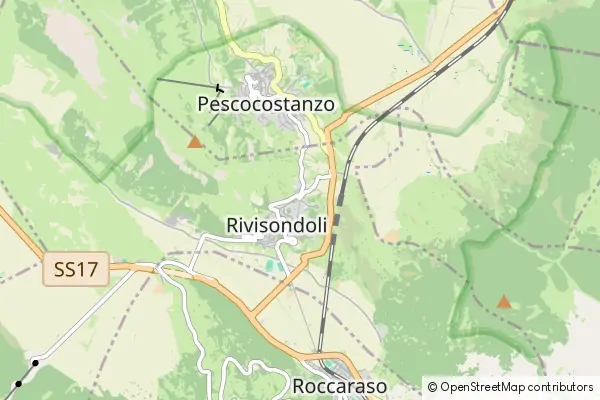 Mapa Rivisondoli