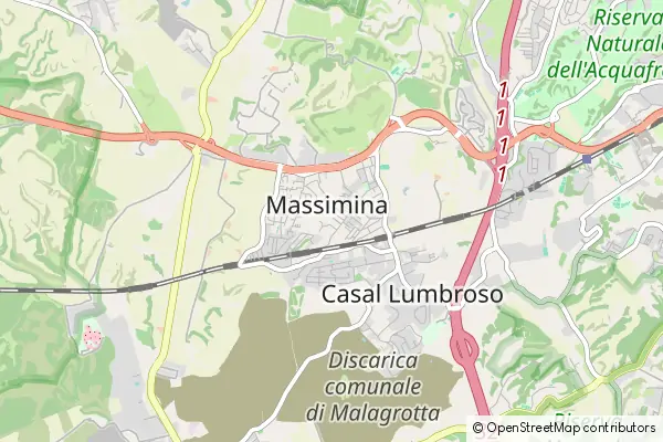 Mapa La Massimina-Casal Lumbroso