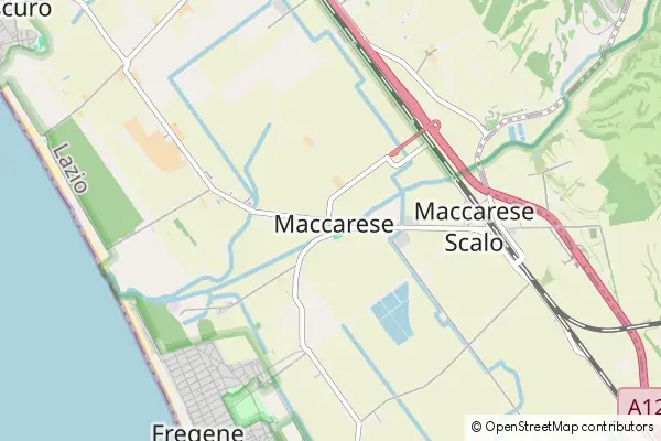 Mapa Maccarese