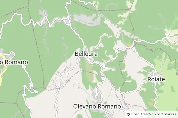 Mapa Bellegra