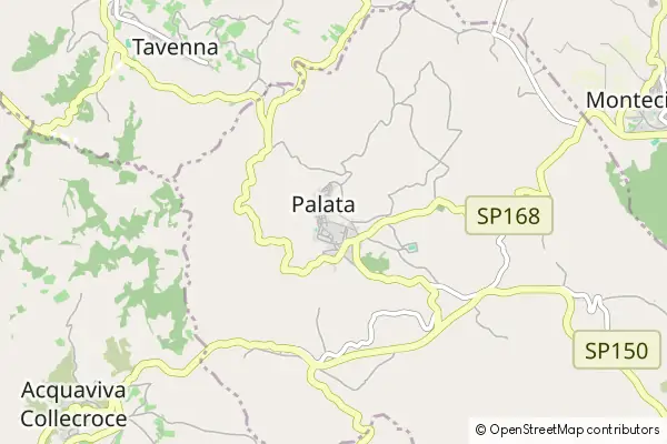 Mapa Palata