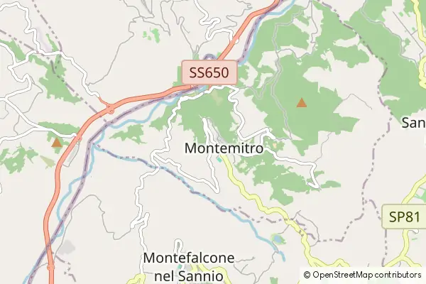 Mapa Montemitro