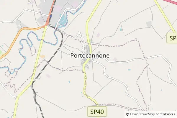 Mapa Portocannone