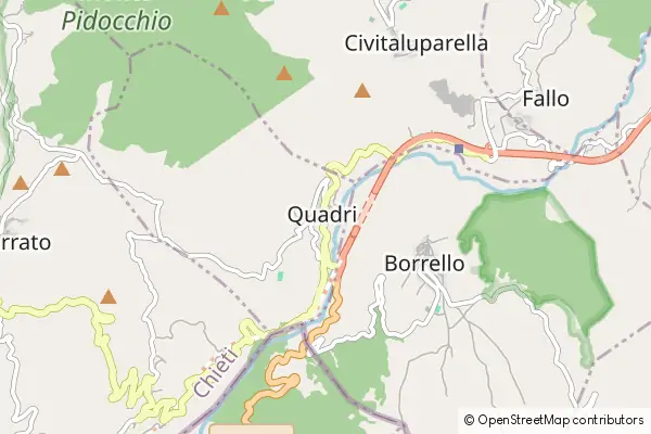 Mapa Quadri