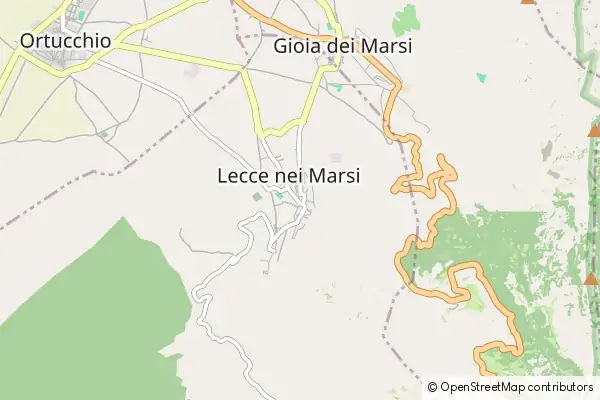 Mapa Lecce nei Marsi