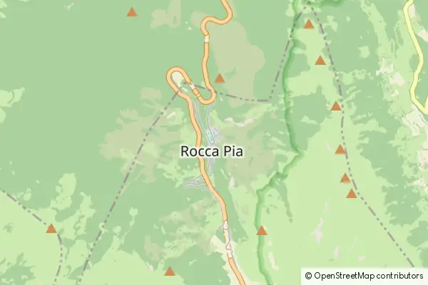 Mapa Rocca Pia