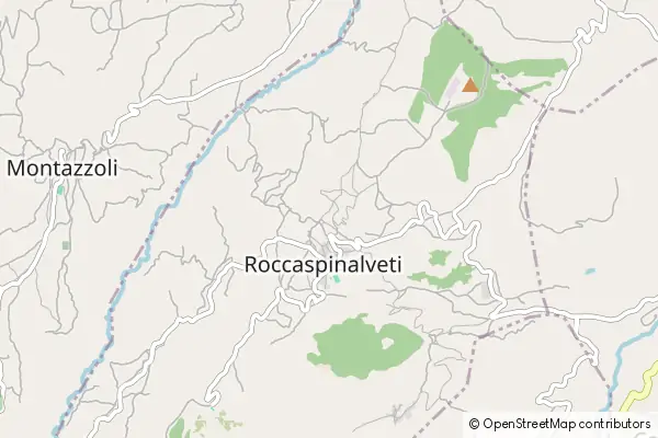 Mapa Roccaspinalveti