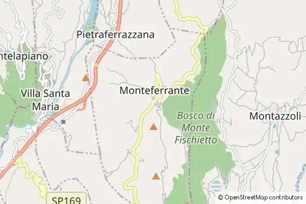 Mapa Monteferrante