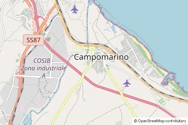 Mapa Campomarino