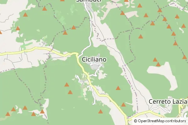 Mapa Ciciliano