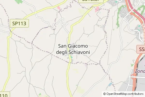 Mapa San Giacomo degli Schiavoni