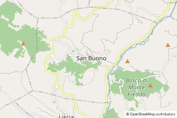 Mapa San Buono