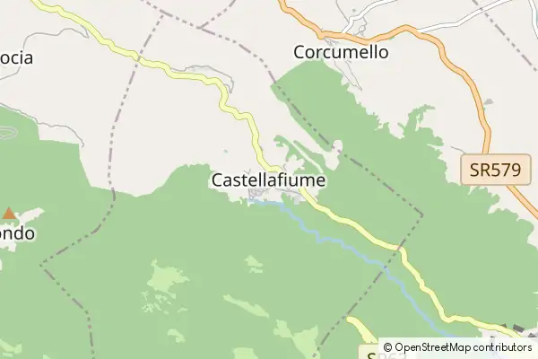 Mapa Castellafiume