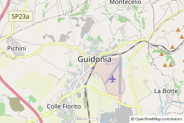 Mapa Guidonia Montecelio