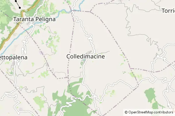 Mapa Colledimacine