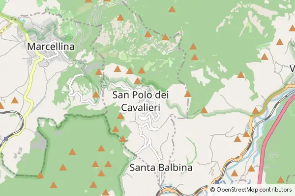 Mapa San Polo dei Cavalieri